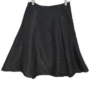 Scott McClintock Vtg Y2K Glam Baddie Elevated Basic Going Out Rhinestone Skirt 4